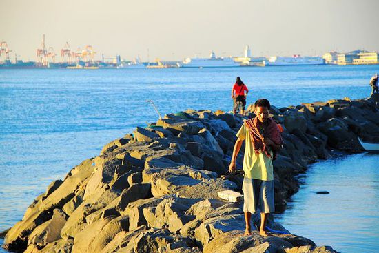 菲律宾日落大道 遥望南中国海