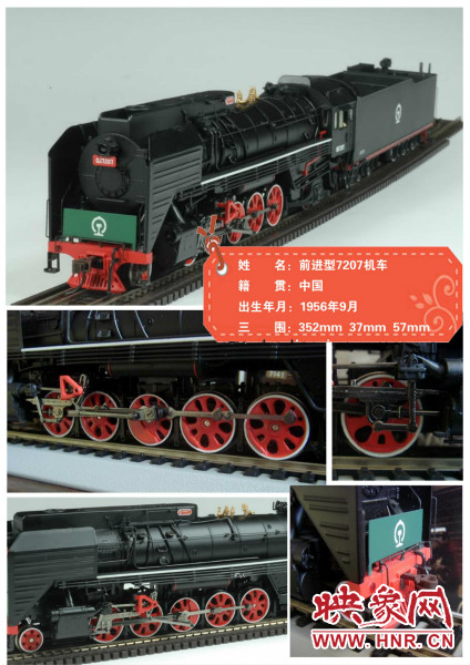 1956年中国前进型7207机车