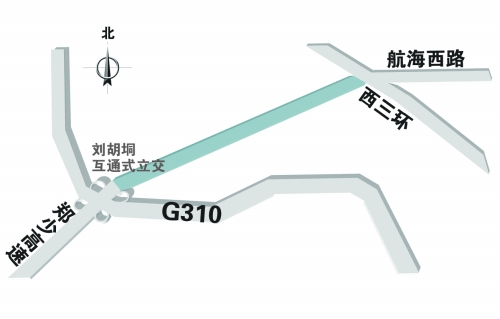 郑少高速航海路连接线9日起通车