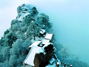 　　华山雪景