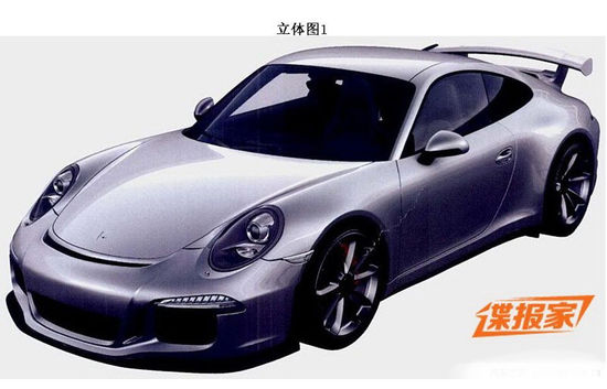 保时捷911 GT3申报图