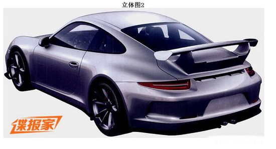 保时捷911 GT3申报图