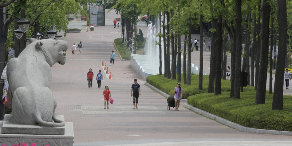 MERS疫情蔓延 韩国首尔闹市成为空城