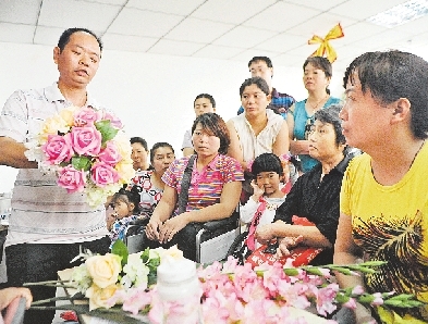 郑管城区残疾人婚庆插花正式开班