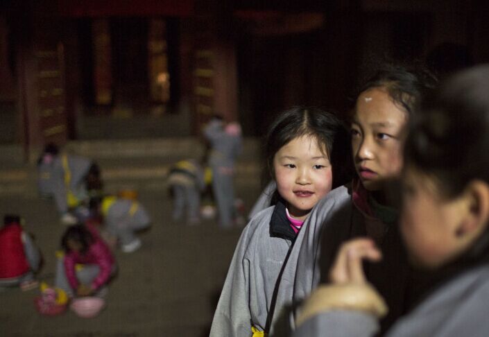 云南小学生在少林寺“闭关”五天